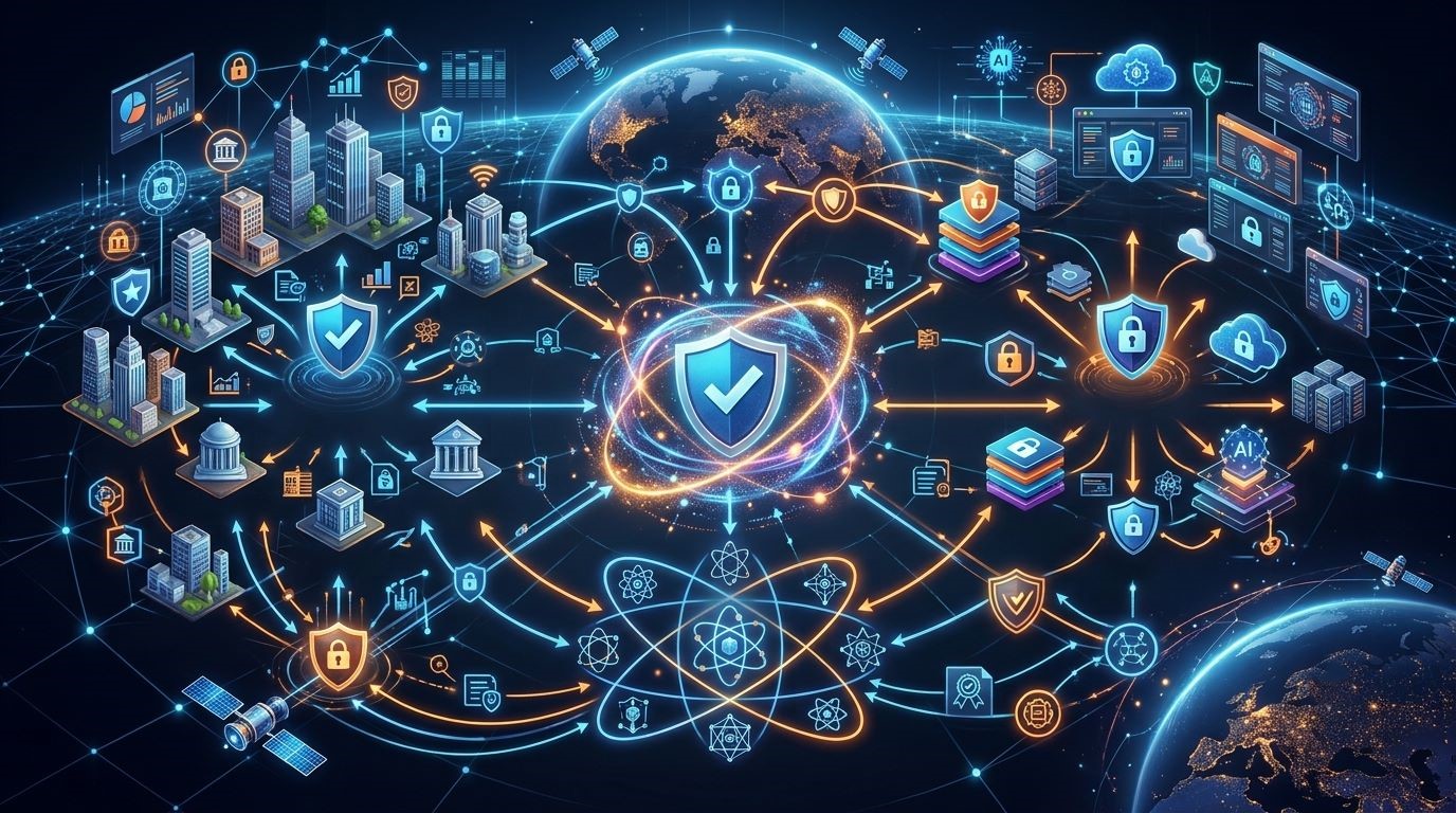Map of the cybersecurity industry ecosystem showing vendors, standards bodies, and buyers
