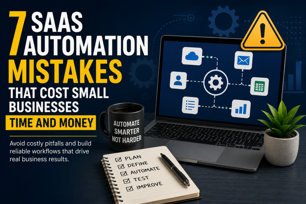 7 SaaS Automation Mistakes That Cost Small Businesses Time and Money